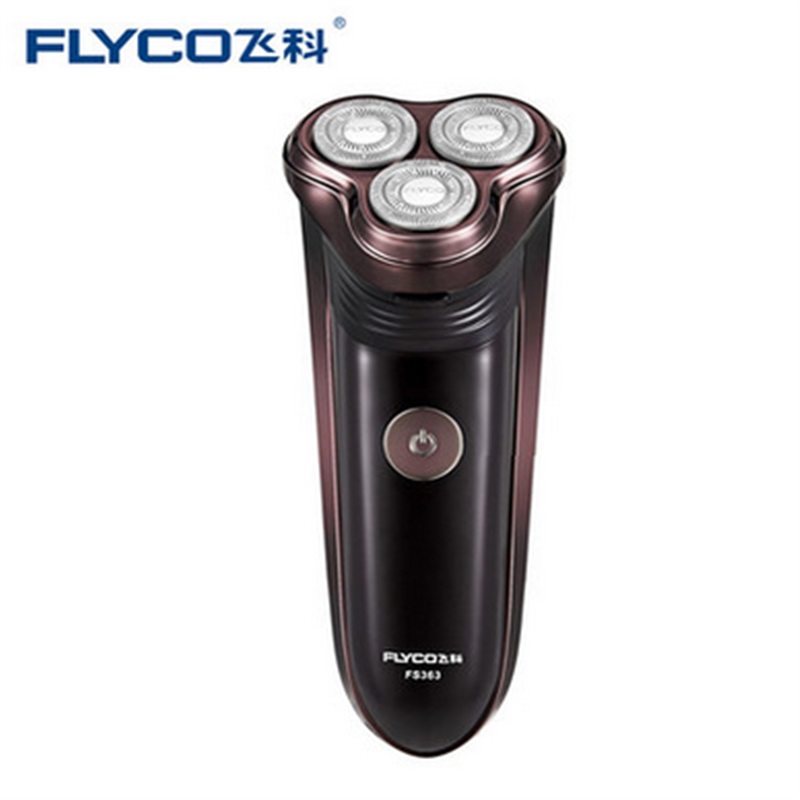 飞科（FLYCO） 电动剃须刀 充电式带鬓角旋转式3刀头FS363