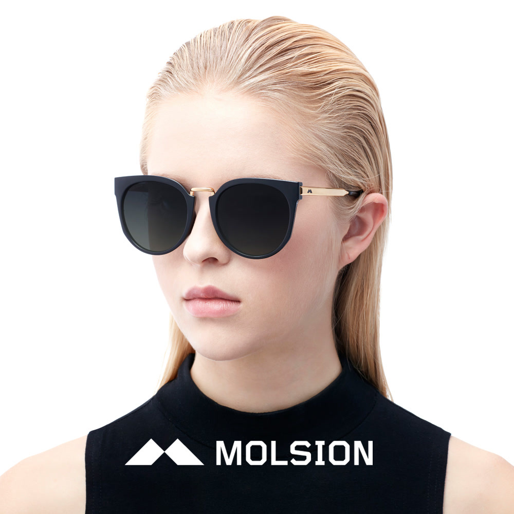 陌森（Molsion）太阳镜 复古潮款太阳镜 优雅个性墨镜