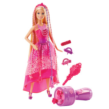 芭比（Barbie）女孩娃娃玩具礼盒 长发公主DKB62