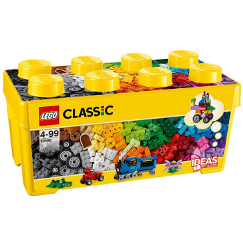 乐高(LEGO)积木 经典创意Classic中号积木盒4-99岁 10696 儿童玩具 男孩女孩生日礼物