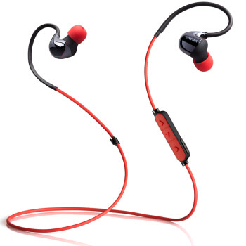 漫步者（EDIFIER）W295BT 特舒适立体声运动蓝牙耳机 钛黑红