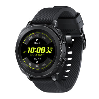 三星（SAMSUNG）Gear Sport运动手表 第二代智能手表 实时心率监测 GPS定位 兼容安卓和IOS 游泳防水 黑色