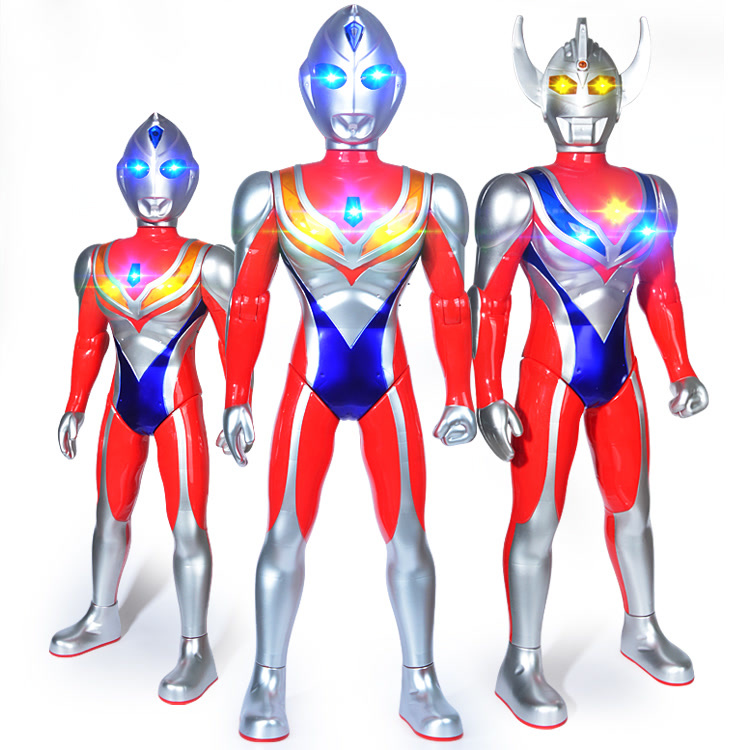 超大号儿童迪迦奥特曼模型套装 关节可动银河泰罗超人奥特曼玩具