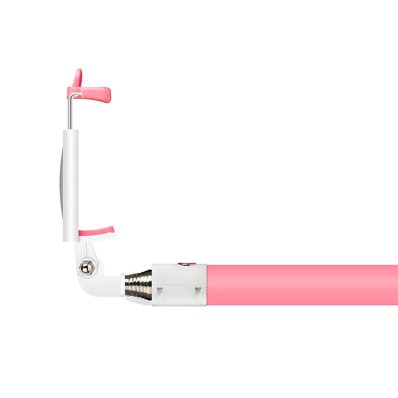 维肯 MKL-02 后视镜线控自拍杆 自拍神器 适用 苹果华为等 粉色