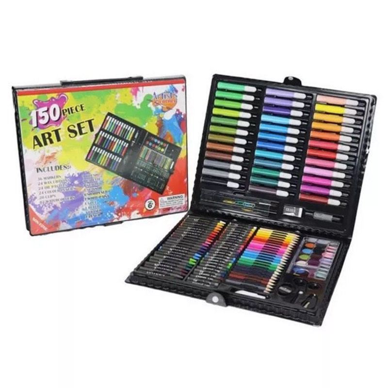 儿童画笔150件套绘画彩笔美术画笔套装礼盒