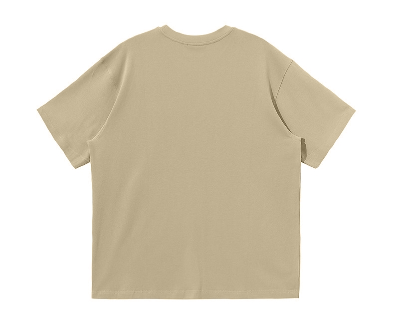 FOURTRY 棕色简约小logo T恤21SS01GR26X1